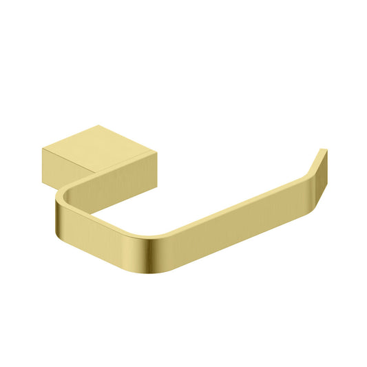 Roma Toilet Paper Holder Brushed Brass