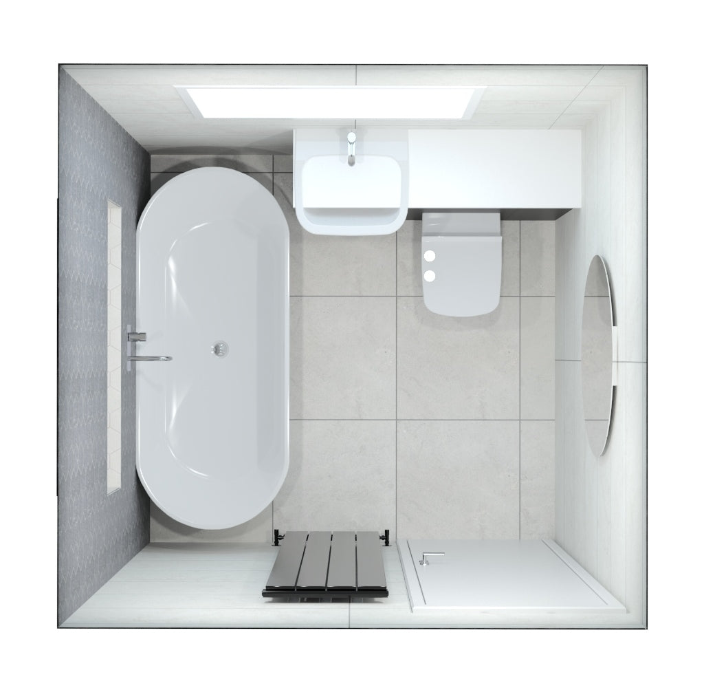 Bathroom CAD Design – Bath & Tile