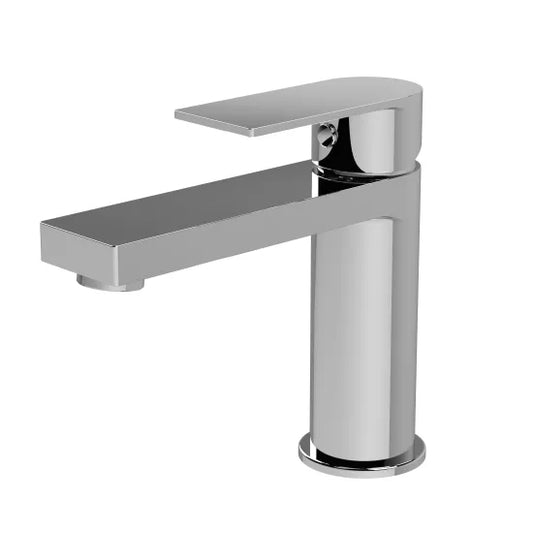 Canada Basin Mixer Tap With Push Button Waste Chrome