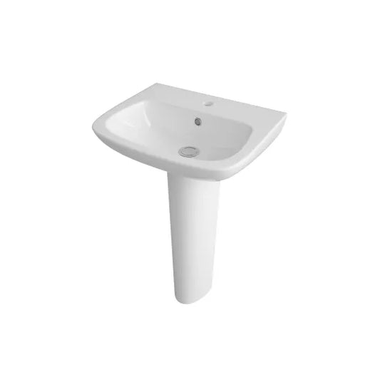 Ambrose 500mm 1TH Basin & Pedestal