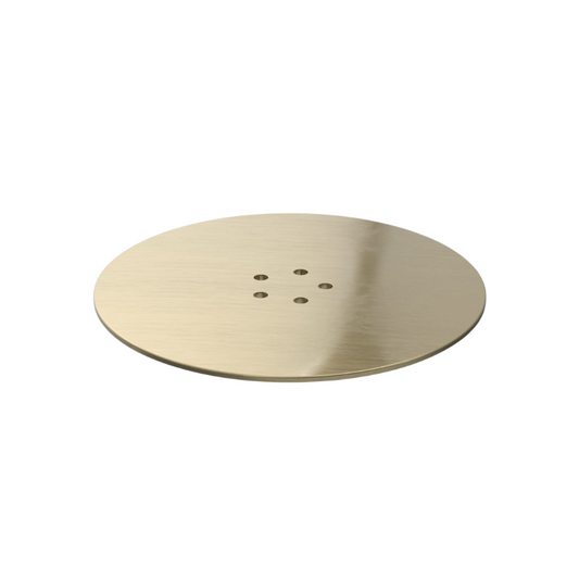 45mm deluxe shower tray waste cover brushed brass, Alessio, Brushed Brass, Shower Tray Wastes, Shower Trays, 1