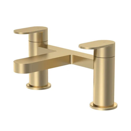 Halstatt Bath Mixer Tap Brushed Brass