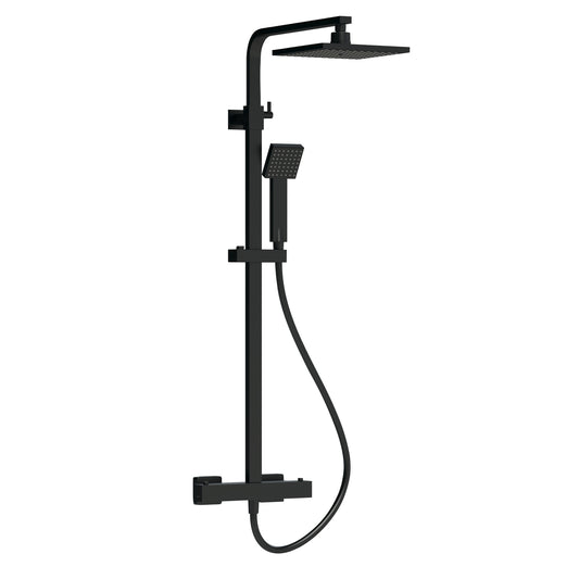 nuie square thermostatic bar valve shower kitjty486, Nuie, Bar Mixer Shower Sets, Mixer Showers, Showers, 1