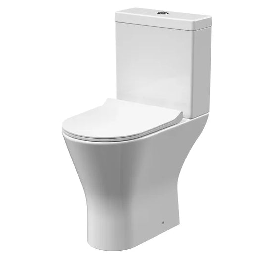 Freya Comfort Height Rimless Toilet, Cistern & Seat