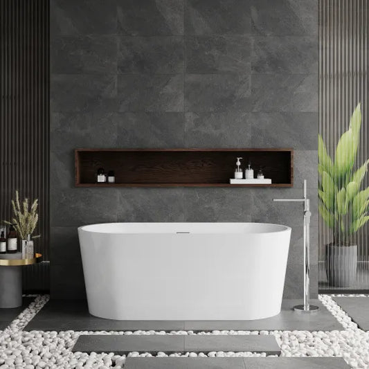 Nuie Choice Oval Freestanding Bath 1500x730x590mm