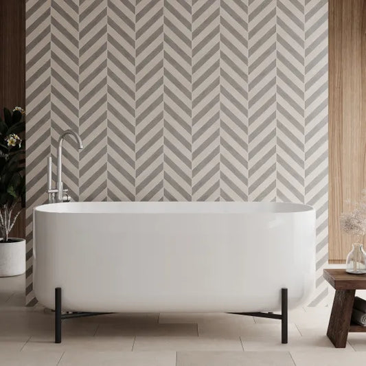 Nuie Choice Elevated Freestanding Bath with Stand 2 Size Options