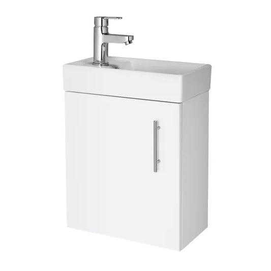 nuie 400mm wall hung vanity basinnvx182, Nuie, Wall Hung Vanity Unit, 1