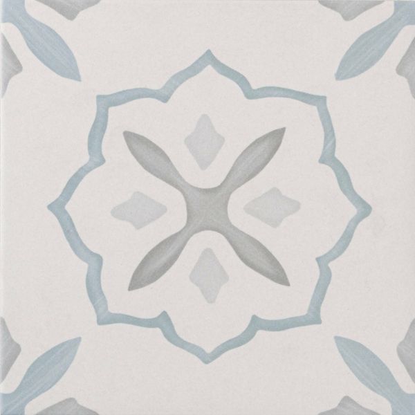 Sirocco Blue Cross Tiles 223x223mm
