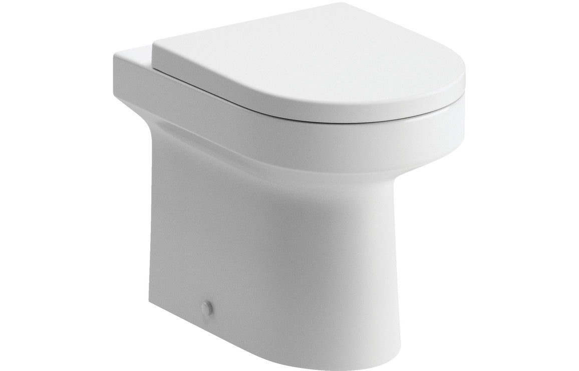 Benito 1155mm White Gloss Combination Toilet and Vanity Unit with Toilet and Cistern