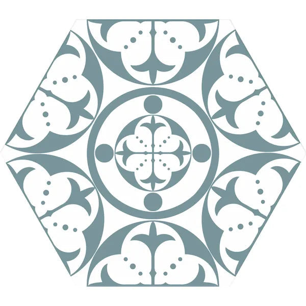 Carnaby Hexagon Sky Tiles 330x285mm