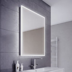 Elegant 600x800mm Rectangle Surround-Lit LED Mirror