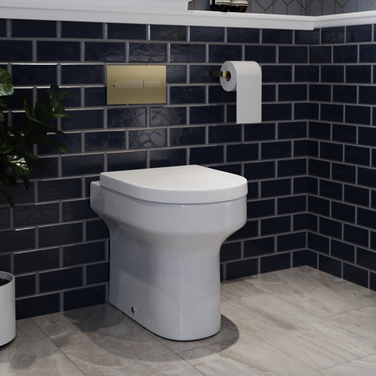 Elisa Back To Wall WC & Soft Close Toilet Seat - bathandtile