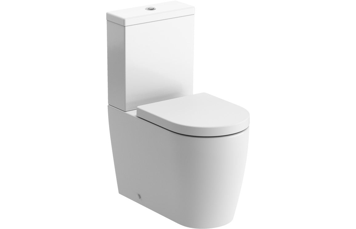 Esta Close Coupled WC & Soft Close Toilet Seat - bathandtile