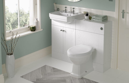 Florence Back To Wall WC & Standard Soft Close Toilet Seat - bathandtile