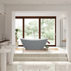 Leola Freestanding Bath 1700x780x690mm - Grey