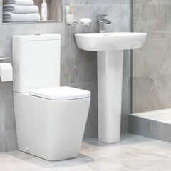 Luca Rimless Close Coupled Fully Shrouded Short Projection WC & Soft Close Seat