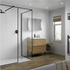 Multipanel Alpine White Tile Effect Wet Wall Shower Panel