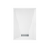 25mm linear 1000x800mm slim rectangular tray waste, Alessio, white, Anti-Slip Trays, Rectangular Trays, Shower Trays, 7
