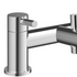lanzo chrome bath filler tap with shower mixer kit, Alessio, Chrome Bath Shower Mixer Taps, Bath Taps, Taps, 3