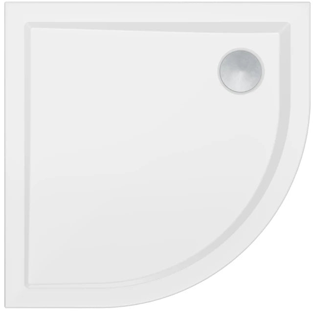 40mm Deluxe 800x800mm Quadrant Shower Tray & Waste