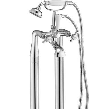 Aria Freestanding Bath Shower Mixer Tap with Shower Mixer