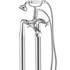 aria freestanding bath shower mixer tap with shower mixer, Alessio, Chrome Bath Taps, Free Standing Bath Taps, Taps, 5