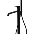 vema timea matt black floor standing bath shower mixer tap, Vema, Black Bath Taps, Taps, 4
