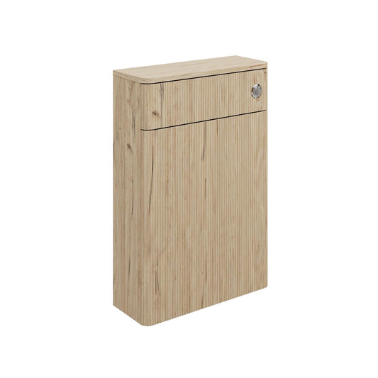 Alfa 550mm WC Unit - Textured Oak
