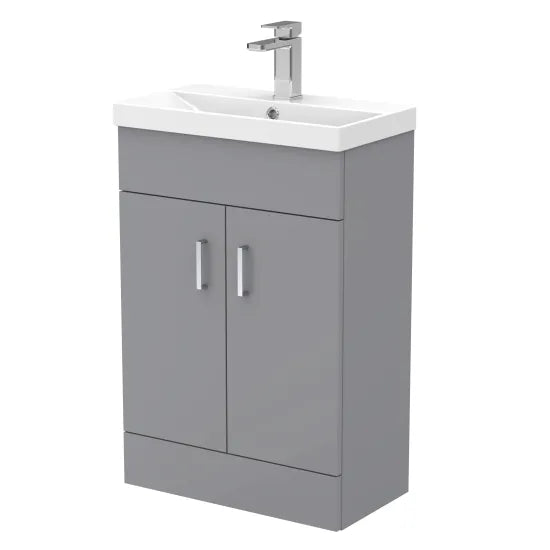 Eden 550mm Floor Standing Cabinet & Thin-Edge Basin 3 Colour Options