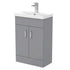 Eden 550mm Floor Standing Cabinet & Thin-Edge Basin 3 Colour Options