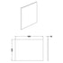 Nuie Square Shower Bath End Panel