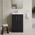 Arno 500mm Floor Standing 2 Door Mid Edge Basin Unit - 9 Options