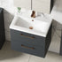 Arno Wall Hung 2 Drawer Mid Edge Basin Unit 600mm