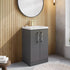 Arno 500mm Floor Standing 2 Door Mid Edge Basin Unit - 9 Options