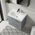 Arno Wall Hung 2 Drawer Mid Edge Basin Unit 600mm