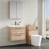 Arno Wall Hung 2 Drawer Mid Edge Basin Unit 600mm