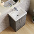 Arno 500mm Floor Standing 2 Door Mid Edge Basin Unit - 9 Options