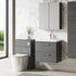 Arno Wall Hung 2 Drawer Mid Edge Basin Unit 600mm