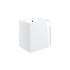 aida 500mm wall hung vanity unit gloss white black handle, Alessio, Wall Hung Vanity Unit, 3