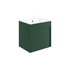 aida 500mm wall hung vanity unit matt conifer green black handle, Alessio, Wall Hung Vanity Unit, 3