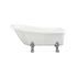 alexandra freestanding bath 1530x670x760mm white, Baths, Free Standing Baths, Alessio, 2
