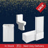 Alfie Shower Bath Suite 1700mm Right Hand Bath