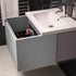 zante 800mm wall hung basin unit worktop mineral grey, Alessio, Wall Hung Vanity Unit, 2