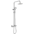 amalia thermostatic bar mixer shower with round handset overhead, Alessio, Mixer Showers, Showers, 1