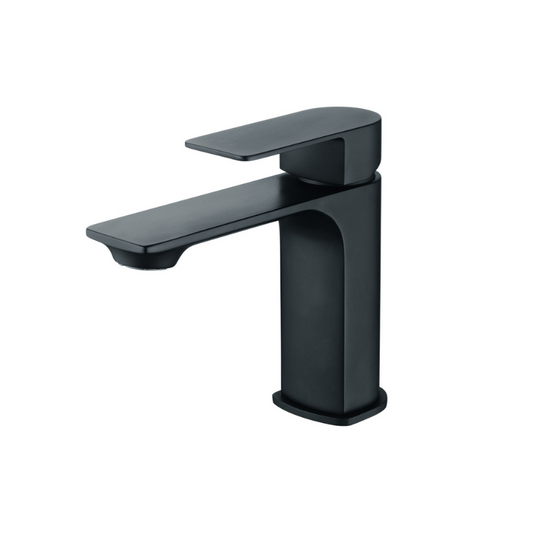 amo matt black basin mixer tap, Alessio, Chrome Basin Taps, Taps, 1