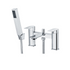 amo chrome bath filler tap with shower mixer kit, Alessio, Chrome Bath Shower Mixer Taps, Bath Taps, Taps, 2