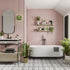 Multipanel Antique Rose Tile Effect Wet Wall Shower Panel