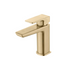 antonio brushed brass mono basin mixer tap, Alessio, Brushed Brass Basin Taps, Taps, 1