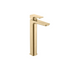 antonio brushed brass mono tall basin mixer tap, Alessio, Brushed Brass Basin Taps, Taps, 4