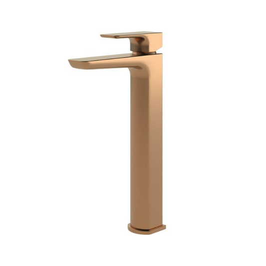 antonio brushed bronze tall basin mixer tap, Alessio, Brushed Bronze Basin Taps, Taps, 1